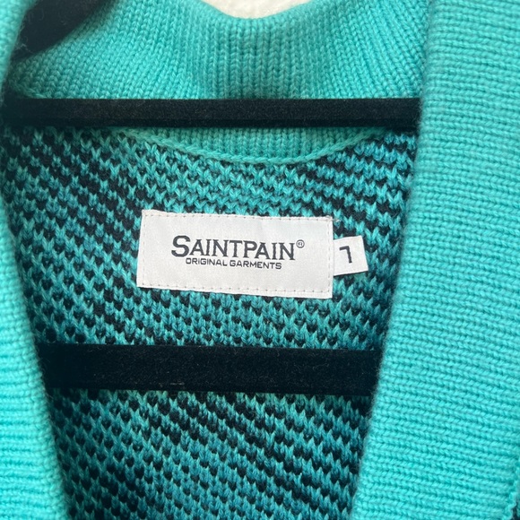 Leopard full fashion button up sweater - Picture 8 of 8